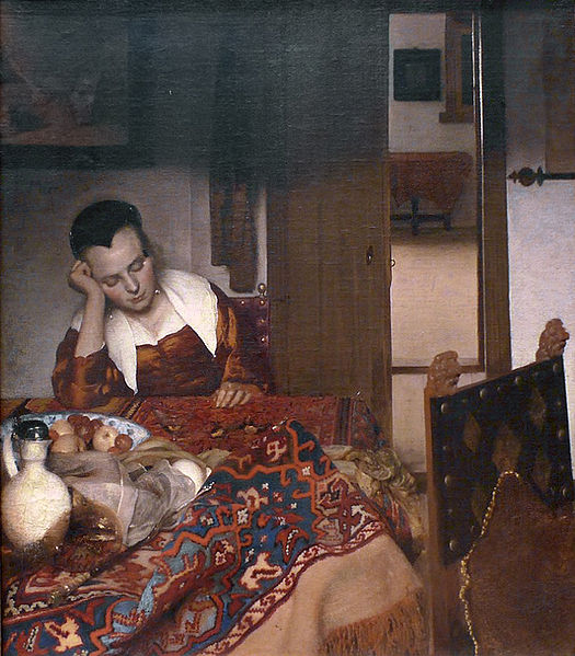 Johannes Vermeer, A Maid Asleep, 1656–57, Metropolitan Museum of Art