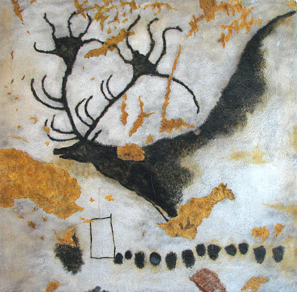 Deer from cave in Lascaux, France, 15,000 BCE